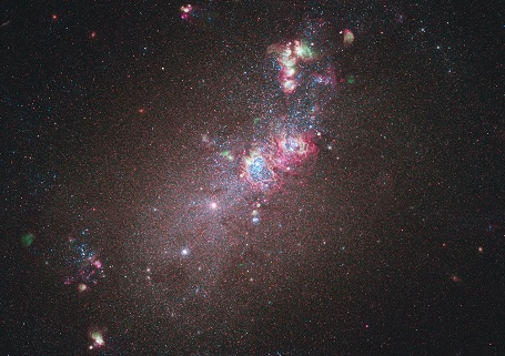 Den lille irregulære galakse NGC4214