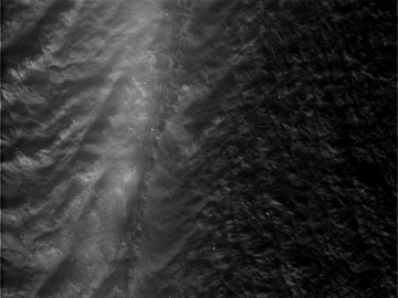 Højderyg på Saturnmånen Enceladus