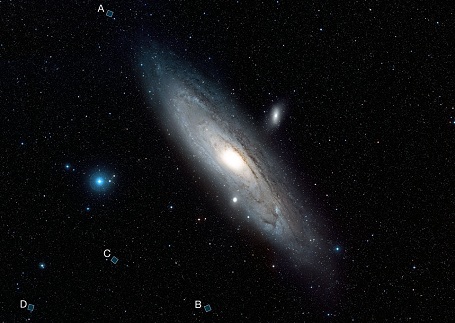 Stjerner i M31 Andromeda galaksen