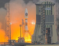 Souyz raket opsendelse fra ESAs Ariane spaceport