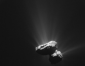 Komet 67P/Churyumov-Gerasimenko og dens halo