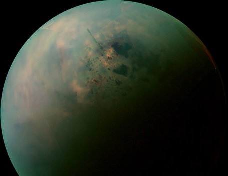 Saturn månen Titan Saturn månen Titan