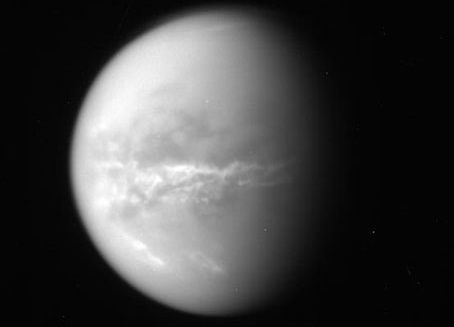 Skyer på Titan