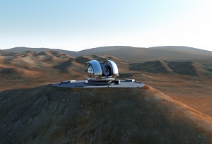 ESO OWL teleskop på bjergtoppen