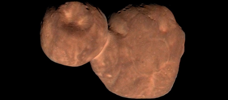 Kuiper-bælte asteroiden Ultima Thule, som New Horizon sonden passerede nytårsnat