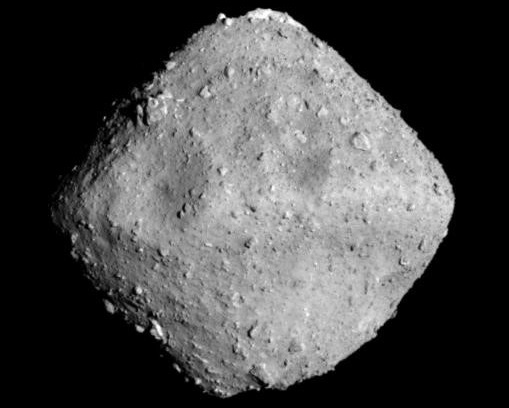 Asteroiden Ryugu fotograferet af hayabusa2
