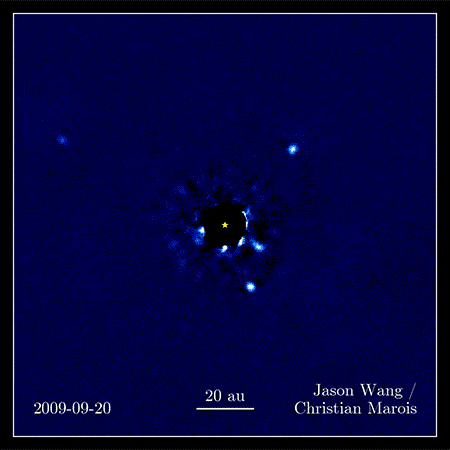 Exoplanetsytemet om stjernen HR 8799 Exoplanetsytemet om stjernen HR 8799
