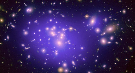 Røntgen skyen om galaksehoben Abll1689
