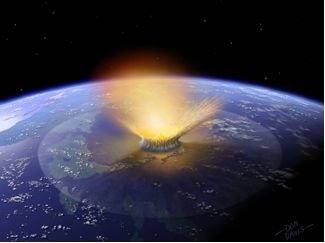 Asteroide nedslag på Jorden Asteroide nedslag på Jorden