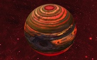 Varm Jupiter exoplanet