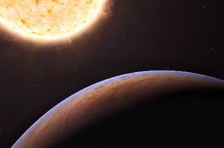 exoplanet fra en anden galakse