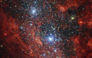 Stjernehobe i dværggalaksen NGC1569