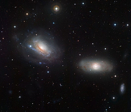 Galakseparret NGC3166 og NGC3169