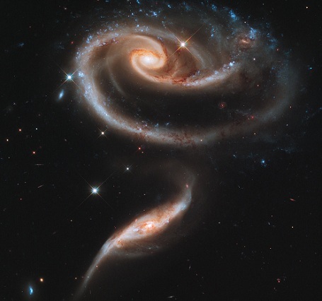 kolliderende galakser arp273