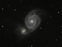 Galaksekollision M51