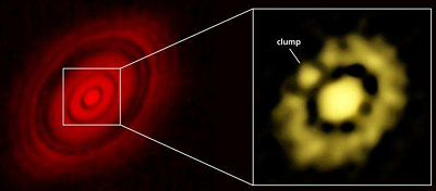 Den protoplanetariske skive om HL Tauri