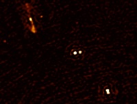 quasaren 3C196 taget af LOFAR radioteleskopet
