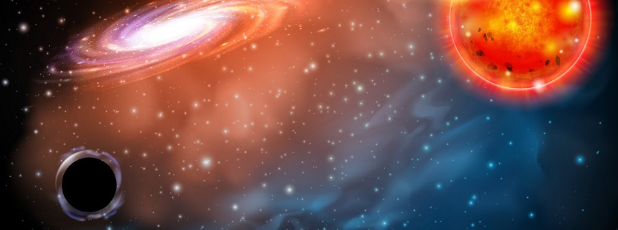 Lille sort hul i et dobbeltstjernesystem