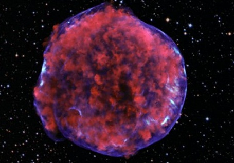 Tycho Supernova-resten i røntgen lys
