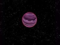 En ensom exoplanet eller brun dværg