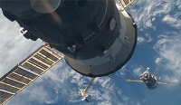 Soyuz kapsel ved ISS