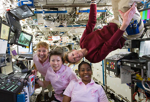 Kvindedag på ISS i 2010