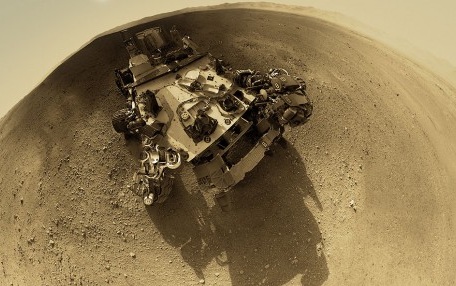 Selvportræt af Curiosity roveren