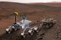 Curiosity og spirit Mars roverne