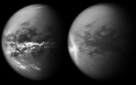 Sæson ændringer på Saturnmånen Titan