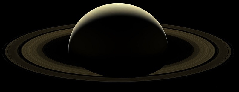 Saturns natside - mosaik Cassinis sidste farvel