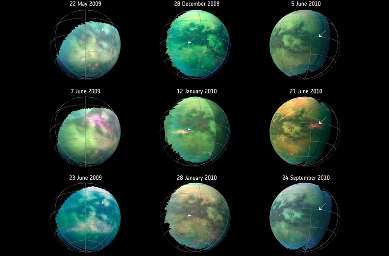 Støvstormen på Saturn-månen Titan