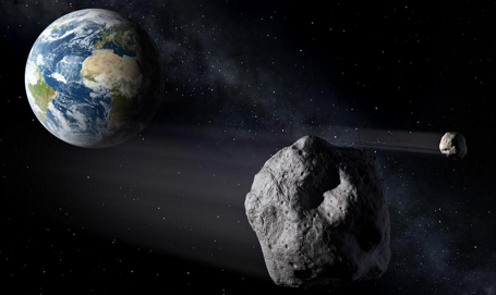 Near Earth Object asteroide passerer Jorden