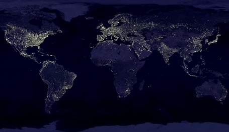 Lysforurening på Jorden