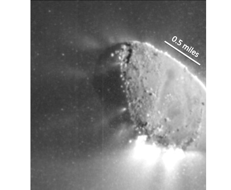 Komet Hartley2 kerne og halo