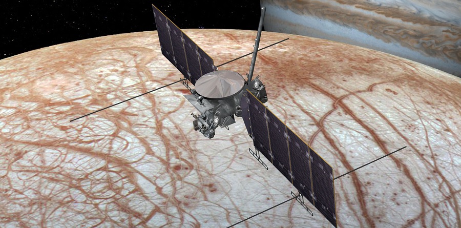 NASAs Europa Clipper sattellit om Jupitermånen Europa