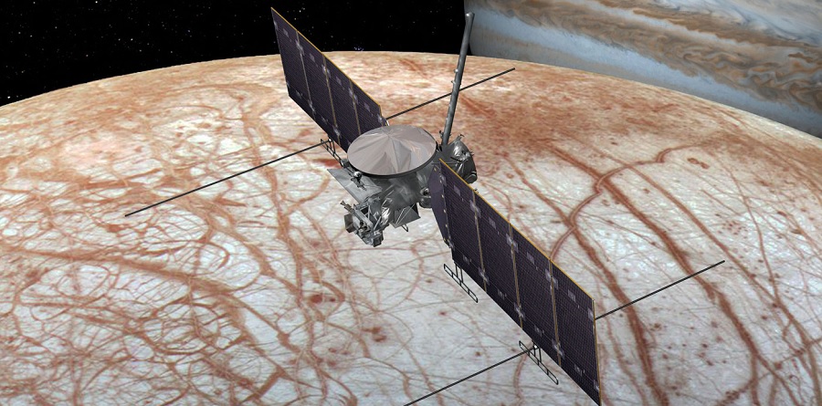 NASAs Europa Clipper sattellit om Jupitermånen Europa NASAs Europa Clipper sattellit om Jupitermånen Europa