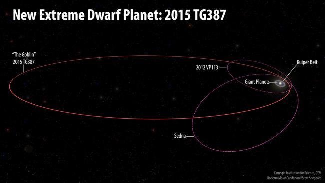 Den nyopdagede småplanet 2015 TG387 i Kuiperbæltet