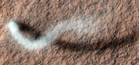 Tornado, twister eller dustdevil på Mars
