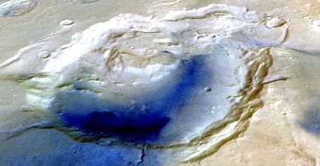 Mars krateret Eden Patera basin var en super vulkan
