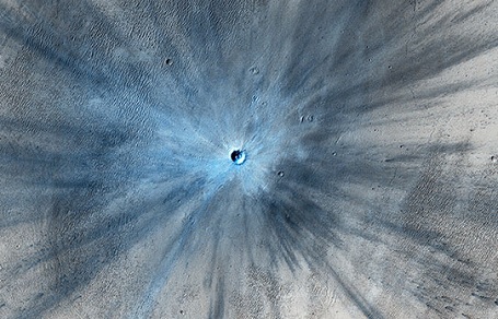 Nyt krater på Mars ra 2011