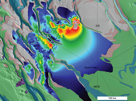 CO is deponeringer under Mars's sydpol