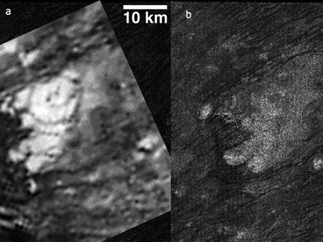 tortola facula sleytten på Saturnmånen Titan