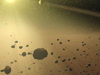 planetimaler i protoplanetarisk støvskive
